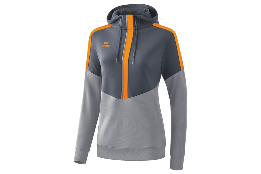 Damen Kapuzenpullover erima Squad, Gr. 38